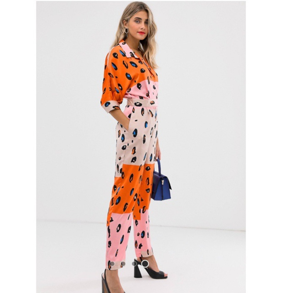Bold leopard jumpsuit